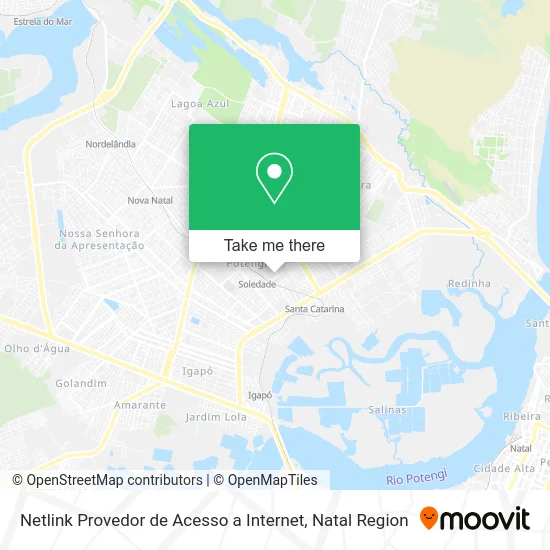 Netlink Provedor de Acesso a Internet map