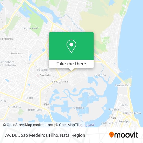 Av. Dr. João Medeiros Filho map
