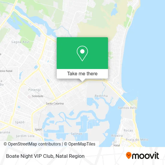 Boate Night VIP Club map