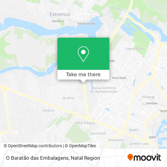 O Baratão das Embalagens map