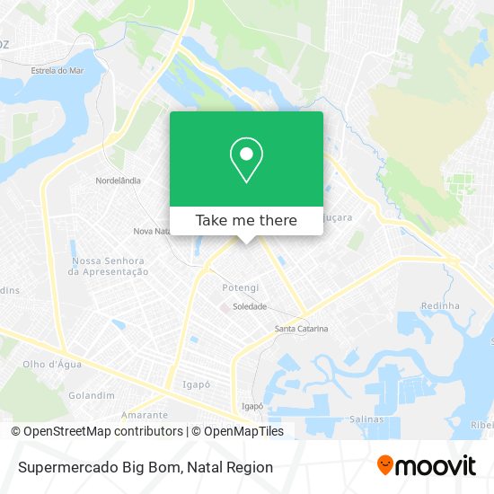 Mapa Supermercado Big Bom