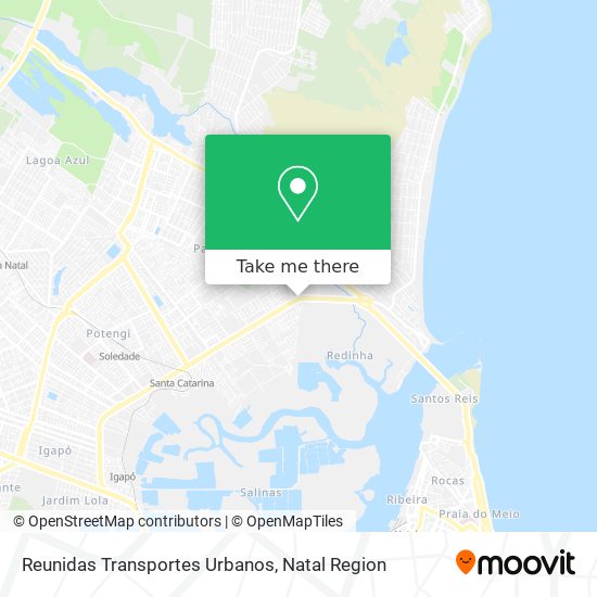 Reunidas Transportes Urbanos map