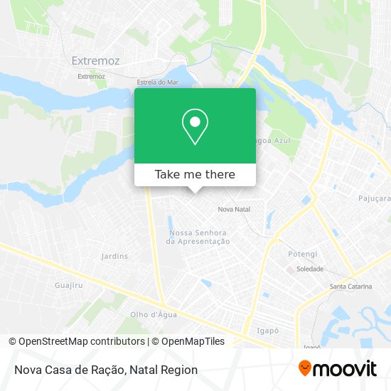 Nova Casa de Ração map