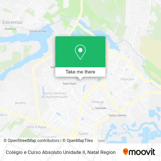 Colégio e Curso Absoluto Unidade II map