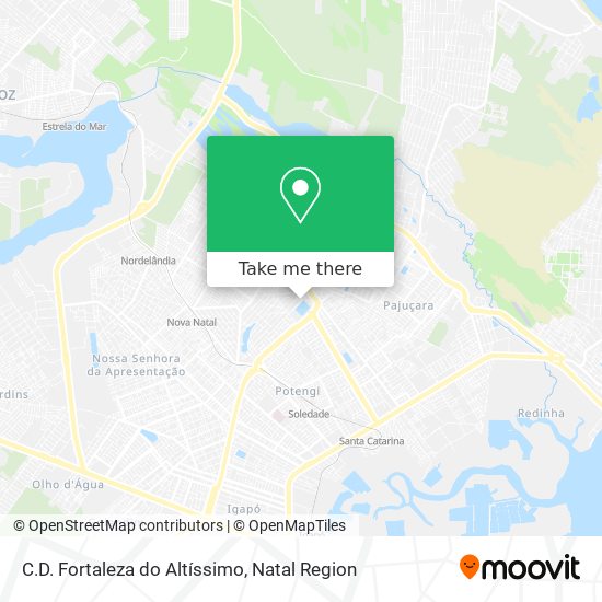 C.D. Fortaleza do Altíssimo map