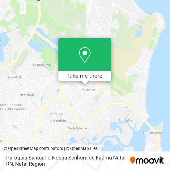Paróquia Santuário Nossa Senhora de Fátima Natal-RN map