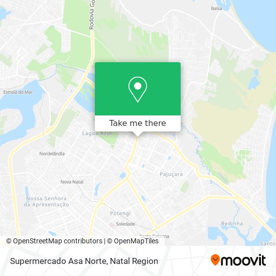 Supermercado Asa Norte map