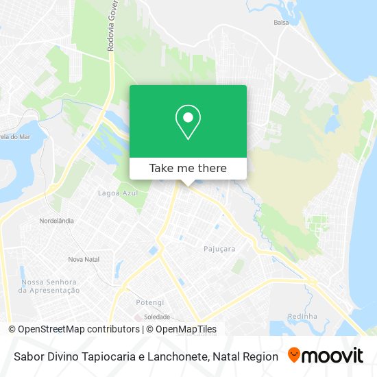 Sabor Divino Tapiocaria e Lanchonete map
