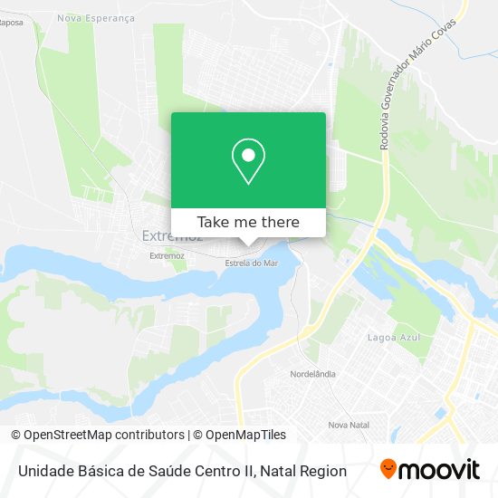 Unidade Básica de Saúde Centro II map