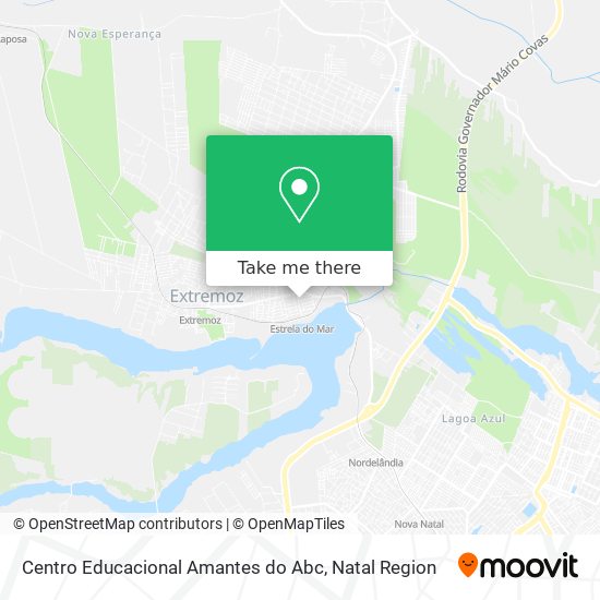 Centro Educacional Amantes do Abc map