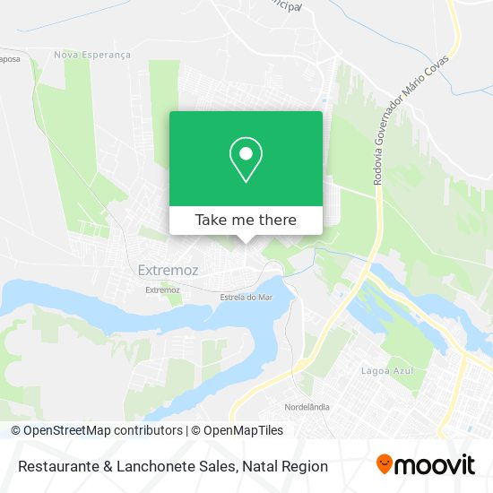 Restaurante & Lanchonete Sales map