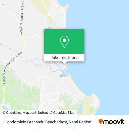 Condominio Gracandu Beach Place map