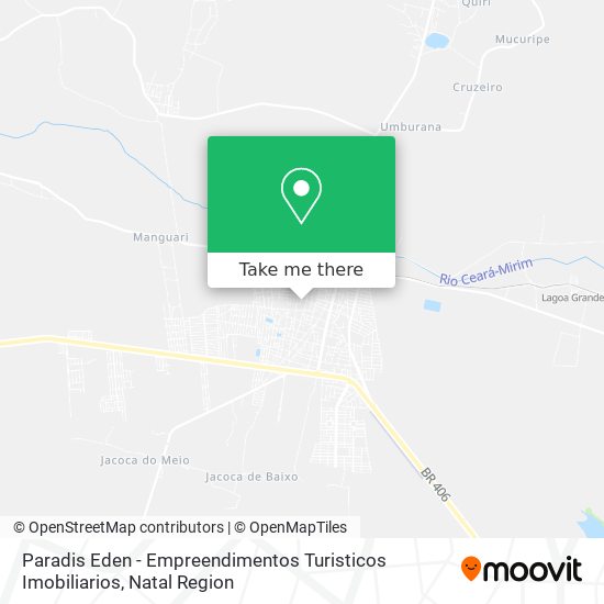 Paradis Eden - Empreendimentos Turisticos Imobiliarios map