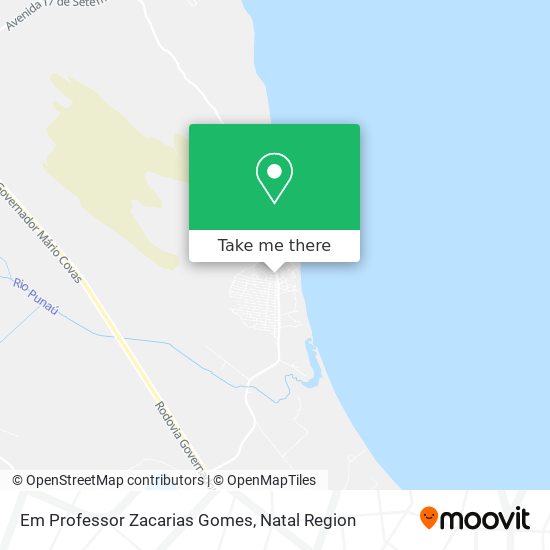Em Professor Zacarias Gomes map