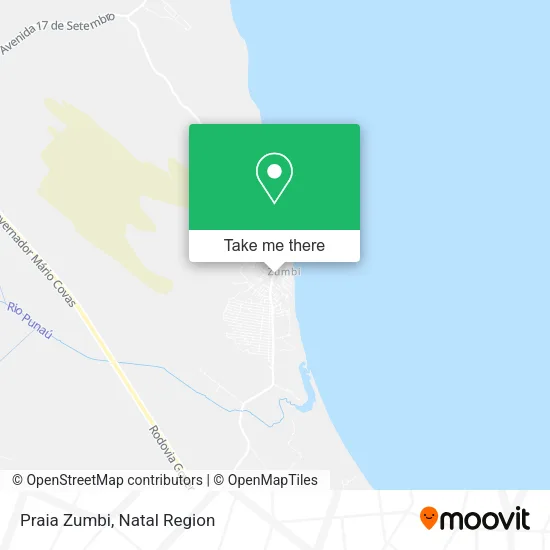 Praia Zumbi map
