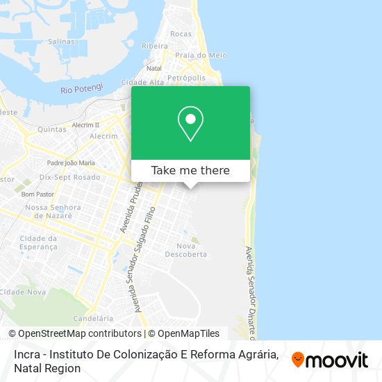 Incra - Instituto De Colonização E Reforma Agrária map