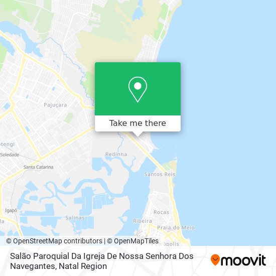 Salão Paroquial Da Igreja De Nossa Senhora Dos Navegantes map
