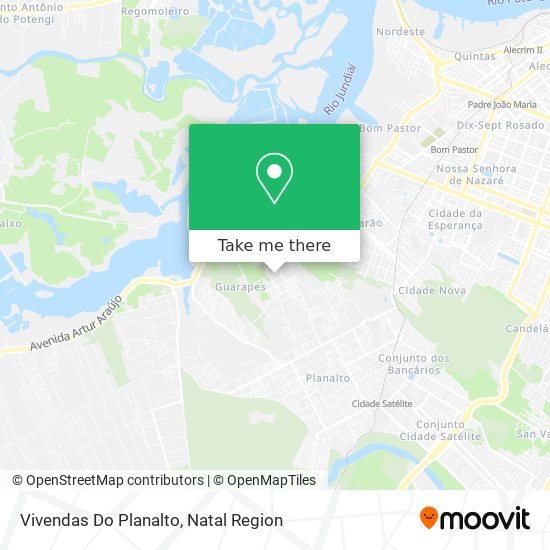 Vivendas Do Planalto map