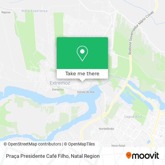 Mapa Praça Presidente Café Filho