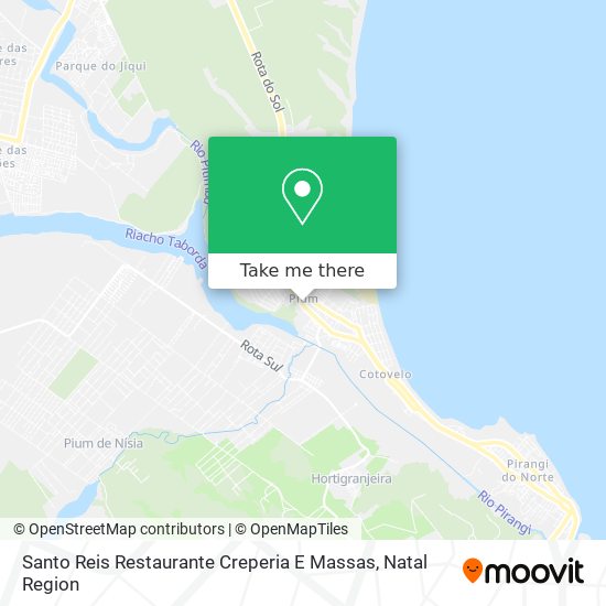 Santo Reis Restaurante Creperia E Massas map