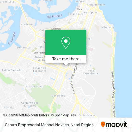 Centro Empresarial Manoel Novaes map