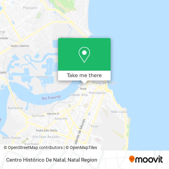 Mapa Centro Histórico De Natal