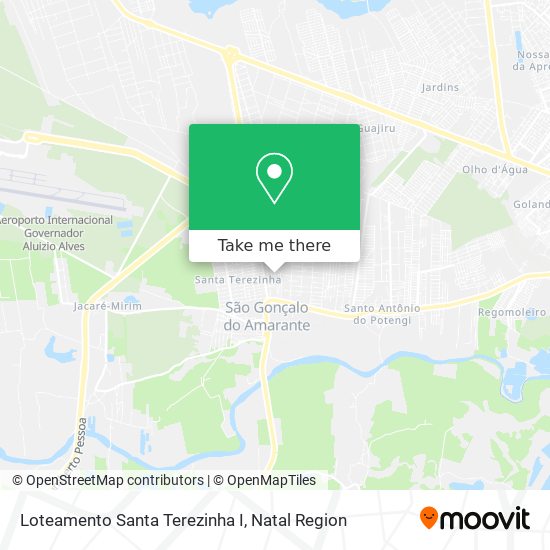 Loteamento Santa Terezinha I map