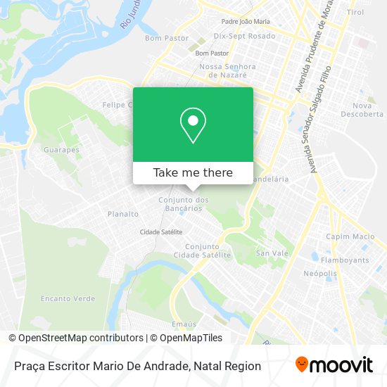 Mapa Praça Escritor Mario De Andrade