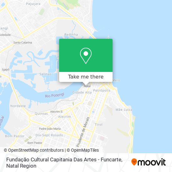 Mapa Fundação Cultural Capitania Das Artes - Funcarte