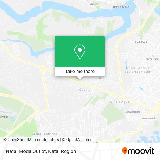 Natal Moda Outlet map