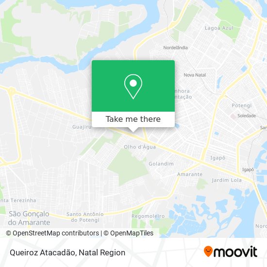 Queiroz Atacadão map