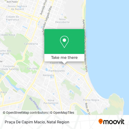 Mapa Praça De Capim Macio