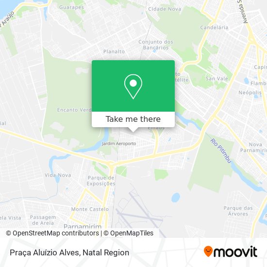 Praça Aluízio Alves map