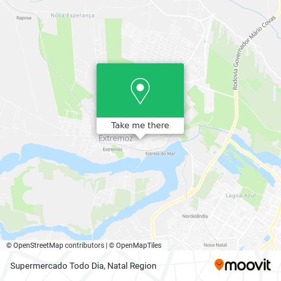 Supermercado Todo Dia map