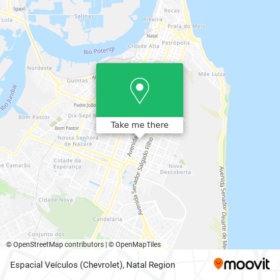 Espacial Veículos (Chevrolet) map
