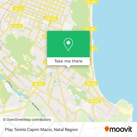 Play Tennis Capim Macio map