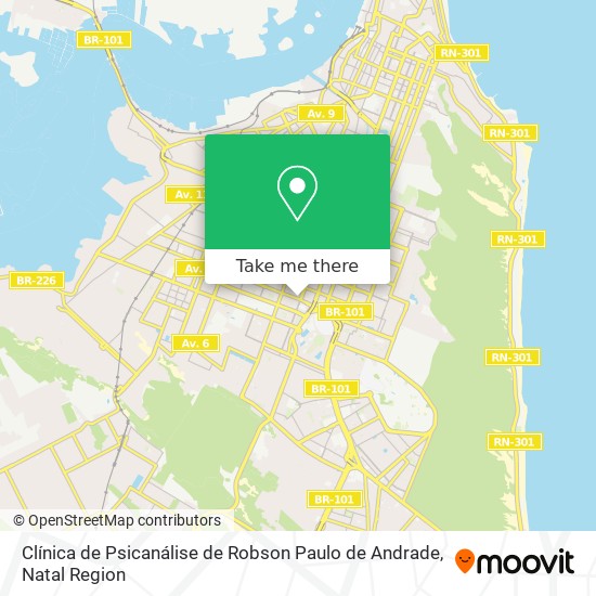 Clínica de Psicanálise de Robson Paulo de Andrade map