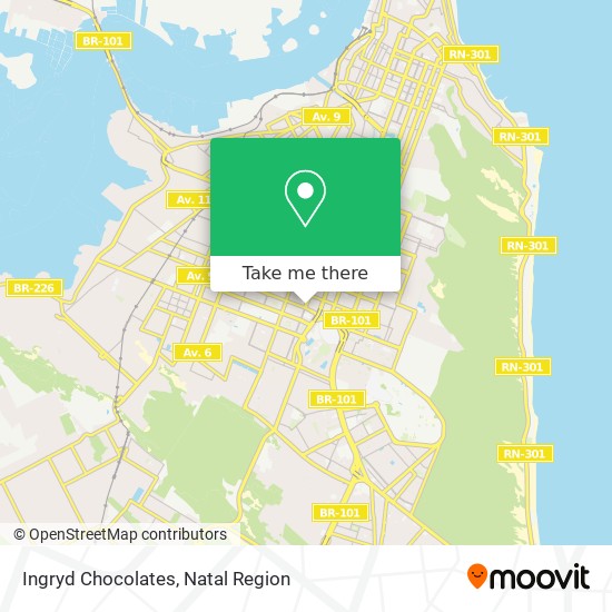 Ingryd Chocolates map