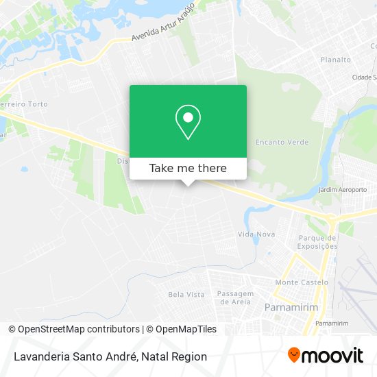 Lavanderia Santo André map