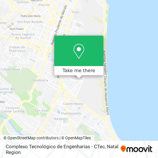 Complexo Tecnológico de Engenharias - CTec map