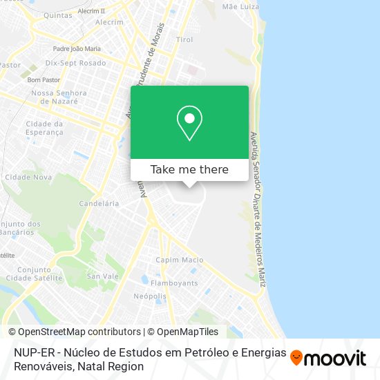 NUP-ER - Núcleo de Estudos em Petróleo e Energias Renováveis map