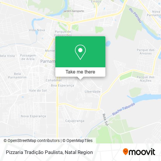 Pizzaria Tradição Paulista map