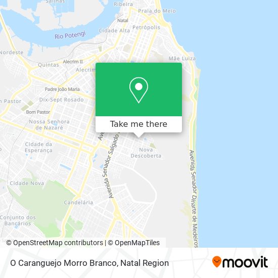 Mapa O Caranguejo Morro Branco