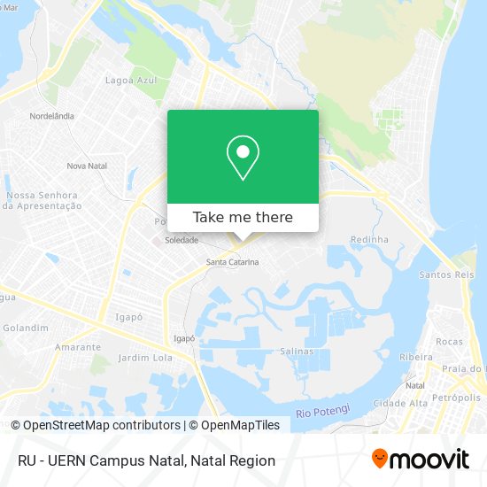 Mapa RU - UERN Campus Natal