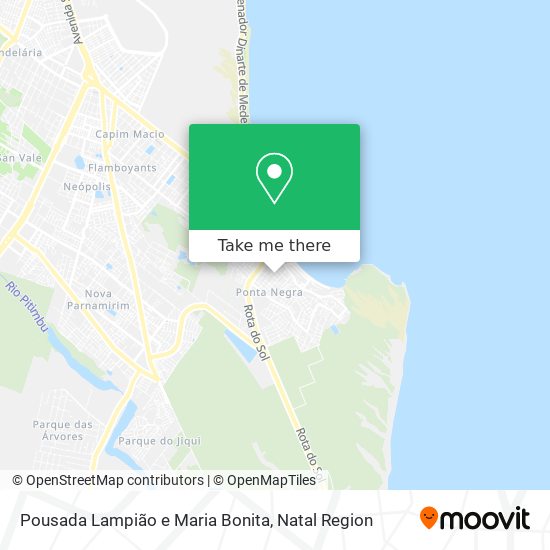 How to get to Pousada Lampião e Maria Bonita in Ponta Negra by Bus?