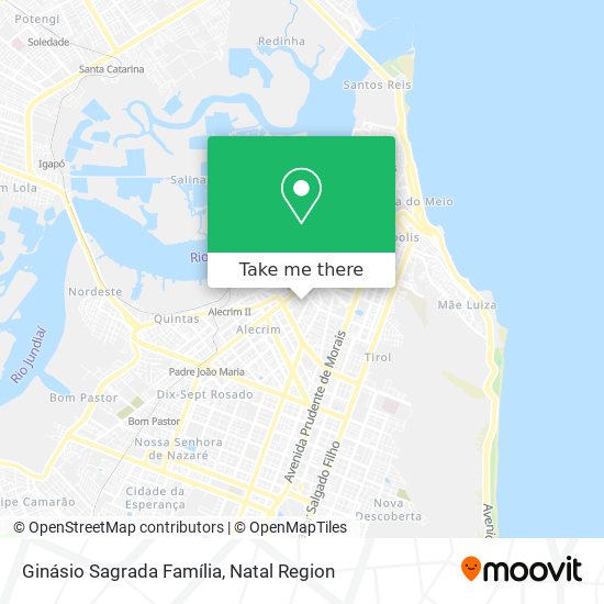Ginásio Sagrada Família map