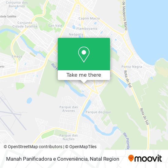 Manah Panificadora e Conveniência map