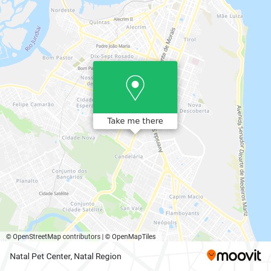 Natal Pet Center map