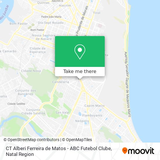 CT Alberi Ferreira de Matos - ABC Futebol Clube map
