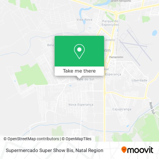 Mapa Supermercado Super Show Bis